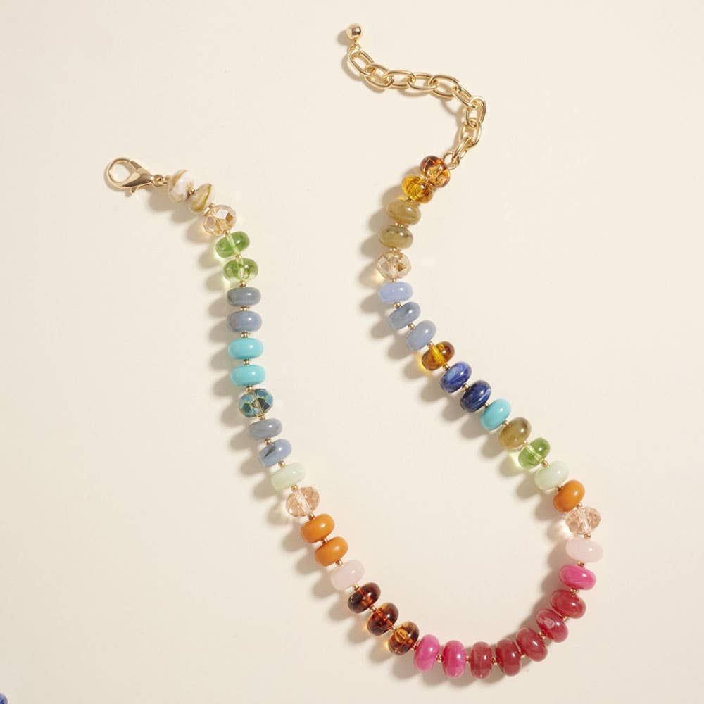Gradient Multi Beaded Necklace