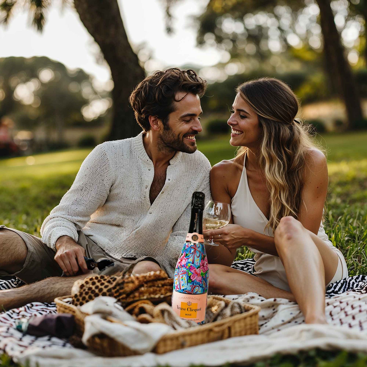 Wrap Veuve Preppy Happy Birthday Brushed Presents