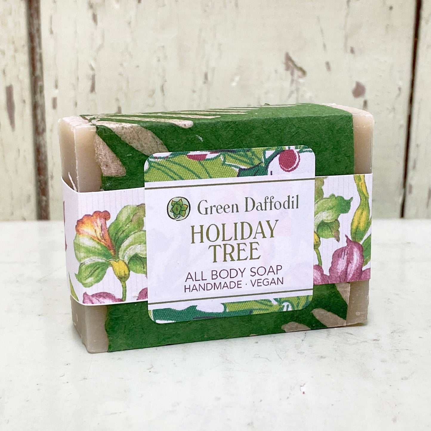 Holiday Tree Soap & Washcloth Set - Gift Set Christmas