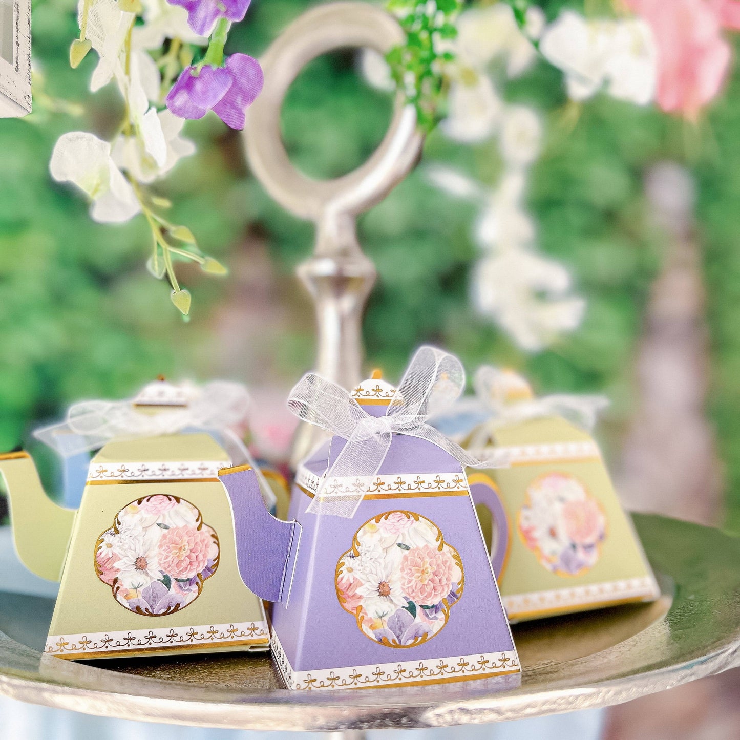 Tea Time Party Favor Box - Assorted (Set of 24)
