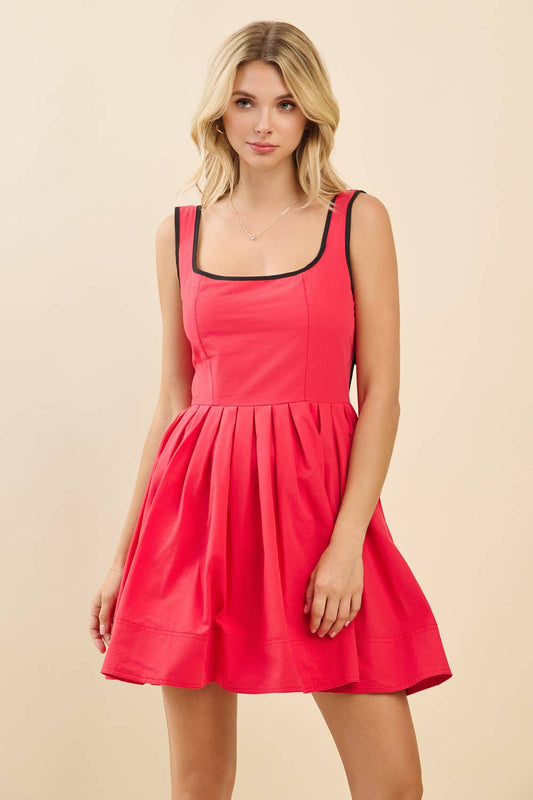 Red Gameday Bow Dress