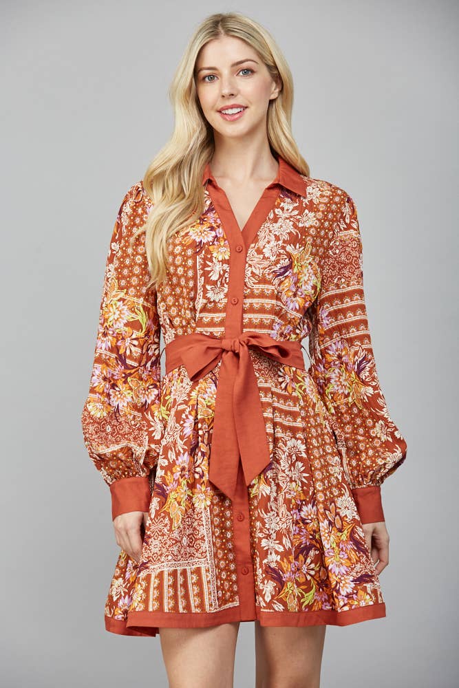Fall For Me Shirt Dress
