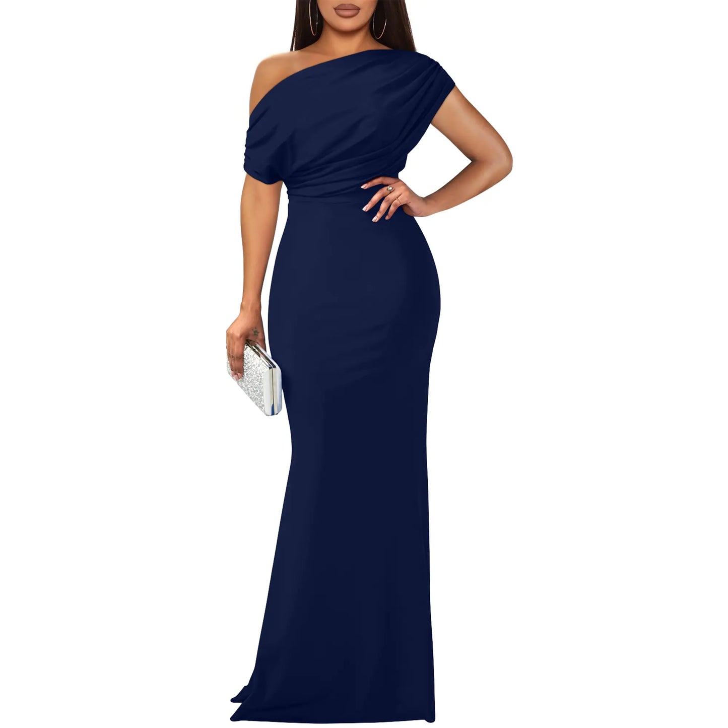 Mermaid Off Shoulder Full Length Dress
