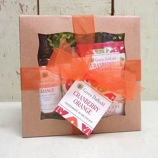 Cranberry Orange Boxed Holiday Gift Set