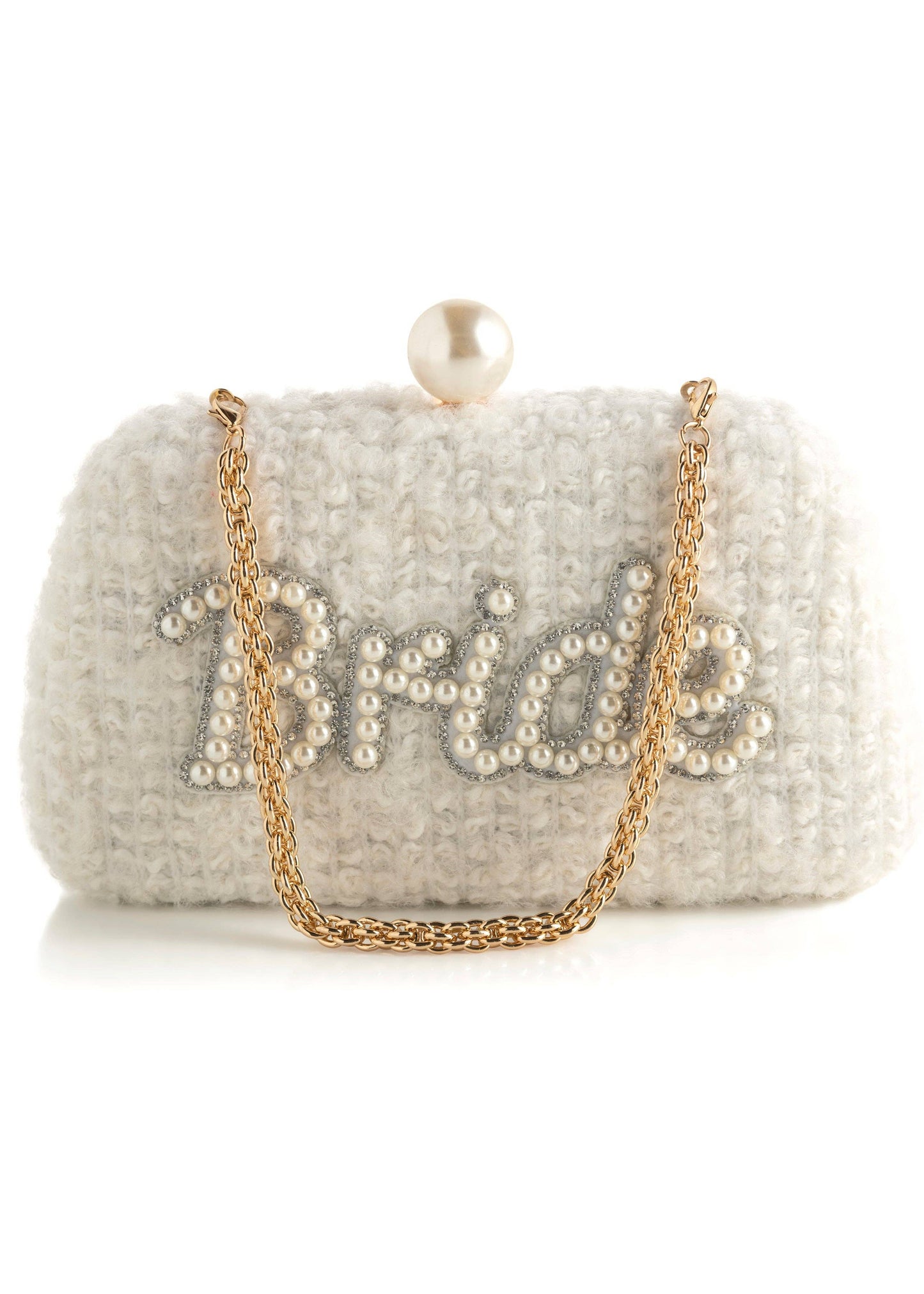 I'm The Bride Pearl Clutch