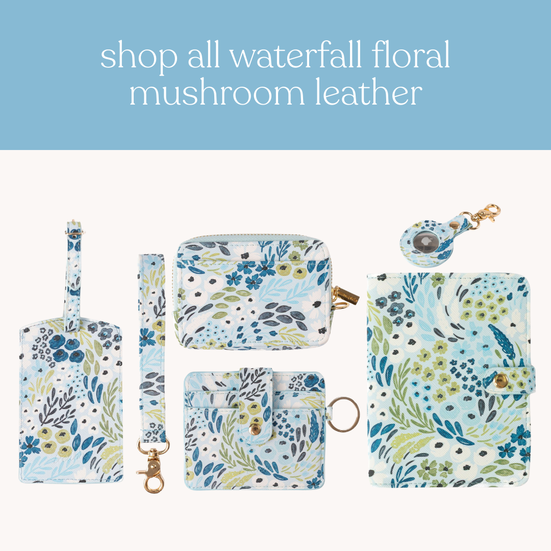 Waterfall Floral Card Wallet