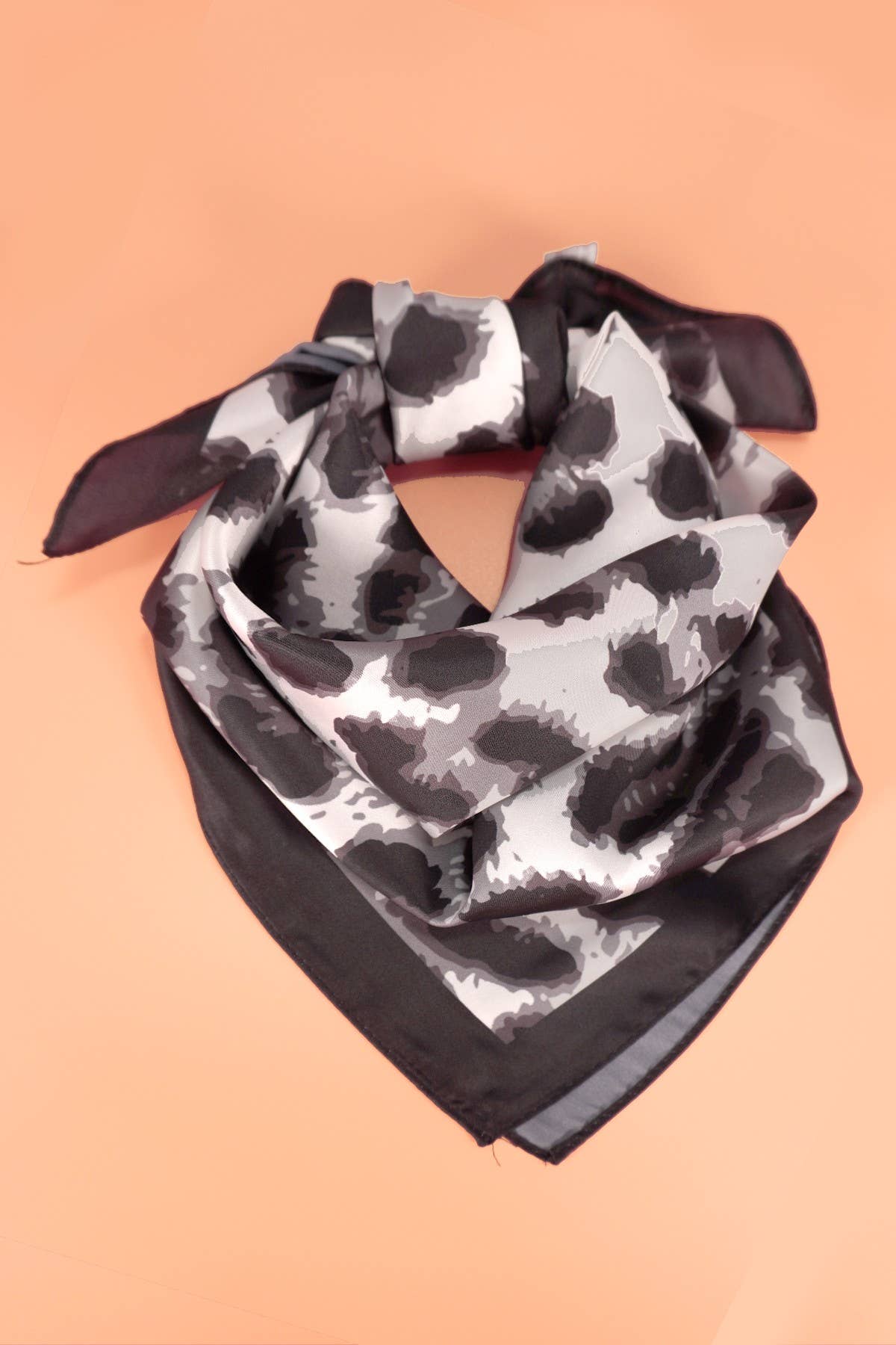 Wild Luxe Leopard Satin Scarf