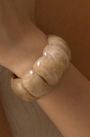Bold Acrylic Stretch Cord Bracelets