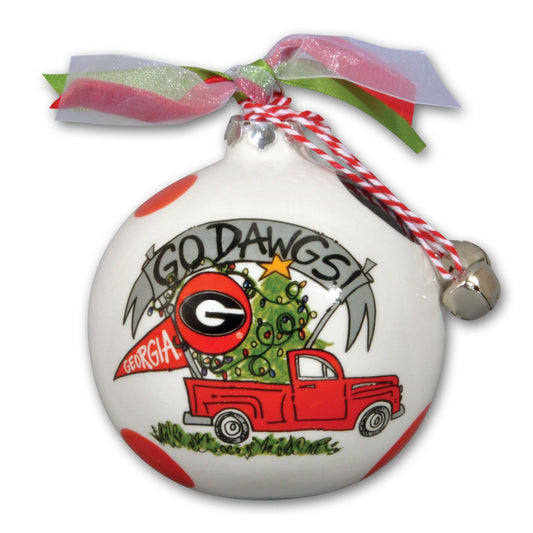 Go Dawgs Truck Ornament