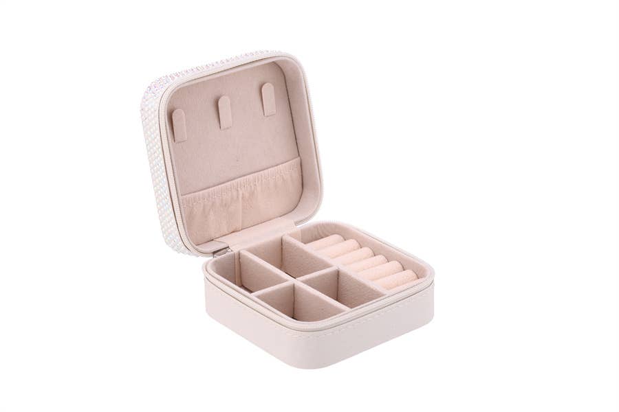 Rhinestone Pickle Ball Jewelry Box