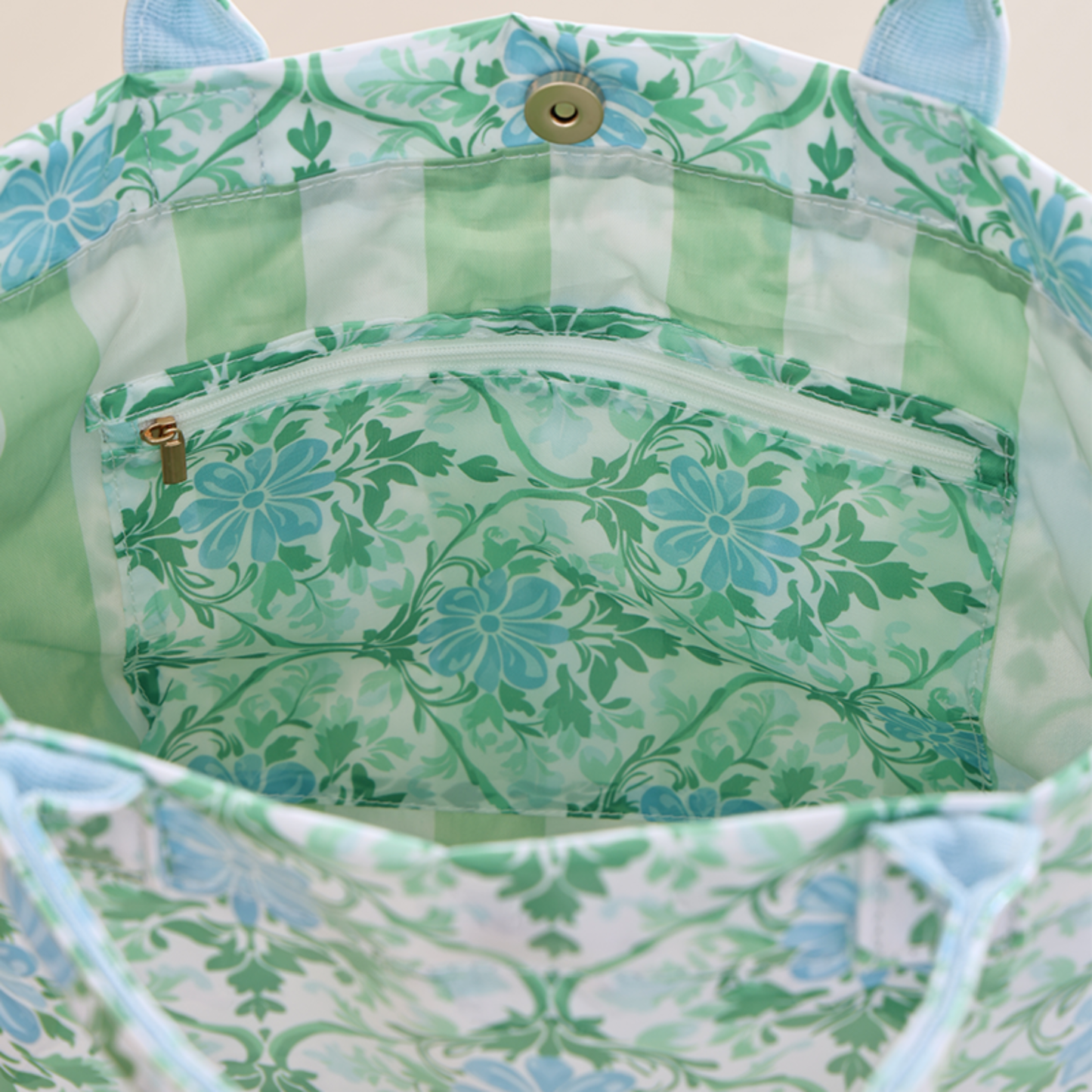 Heirloom Garden Waterproof PVC Tote Bag