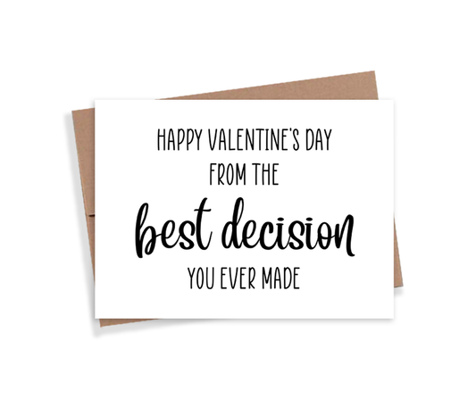 Best Decision Card