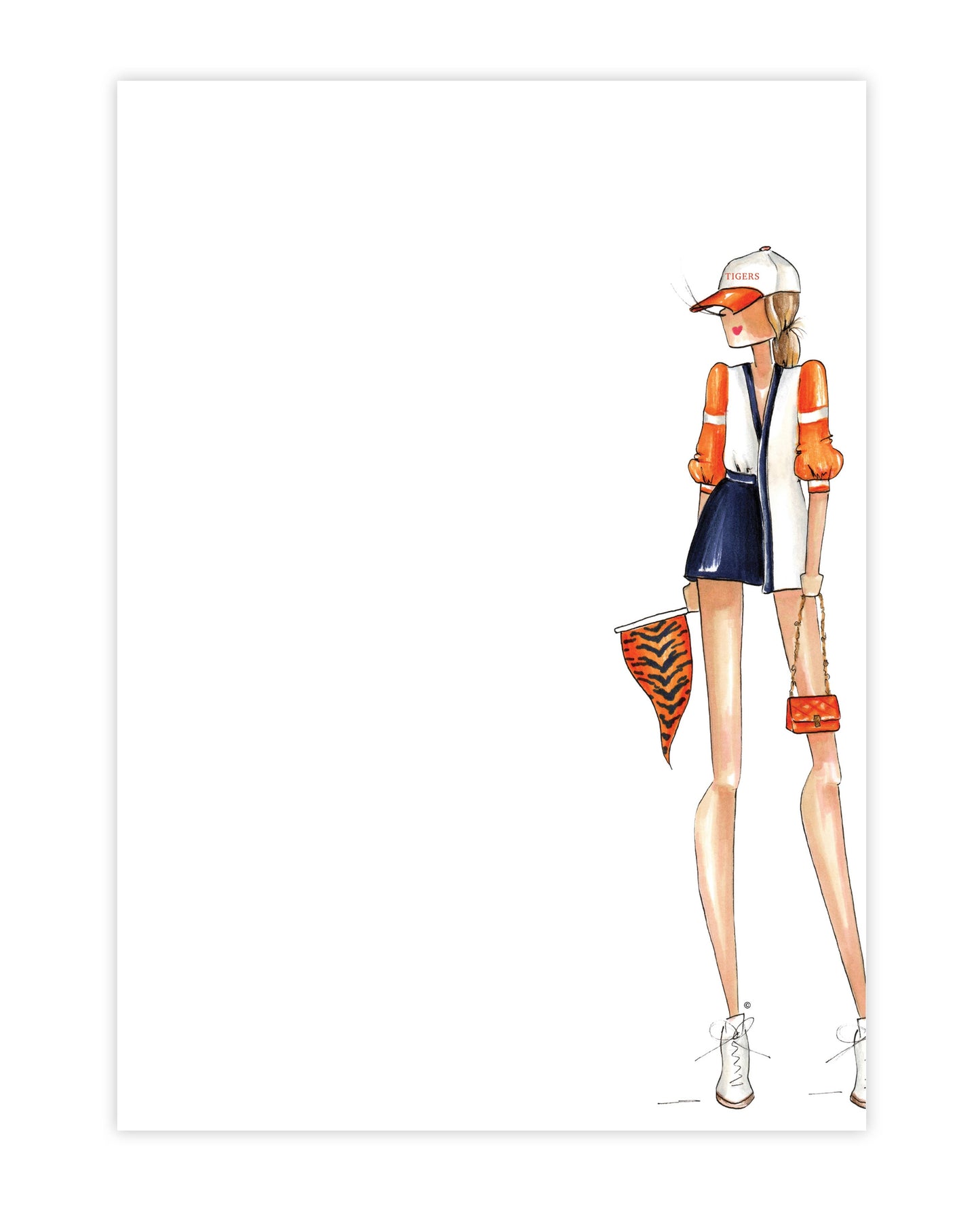 Brittany Fuson "Tiger" Auburn Notepad