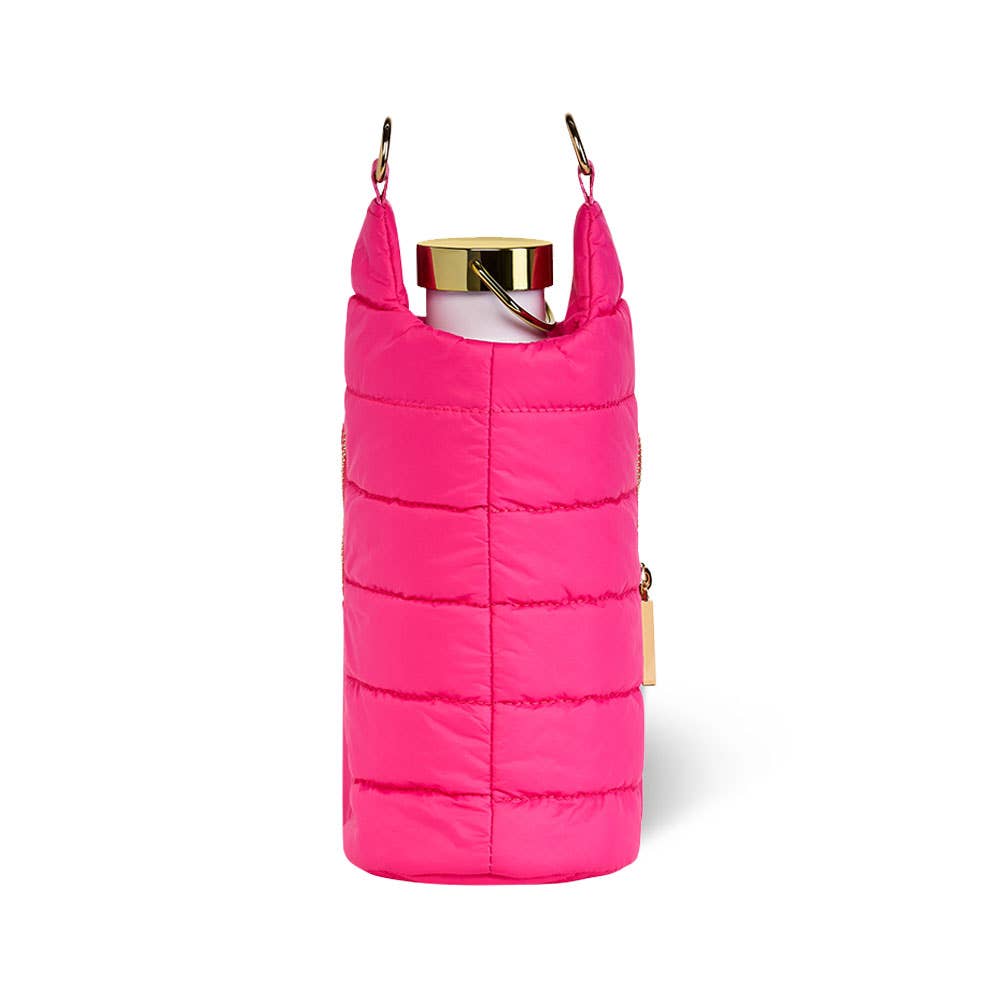 Bright Pink HydroBag® with Pink and Green Strap