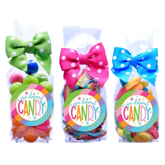 Candy Bags - Bright Stripe You Deserve!