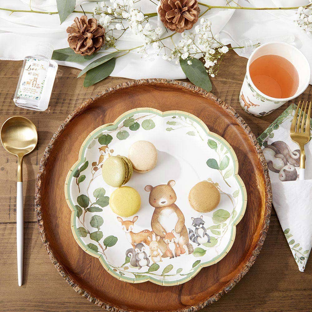 Woodland Baby 16 Guest Party Set