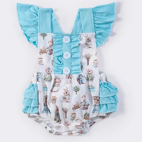 Blue Bunny Ruffle Bubble
