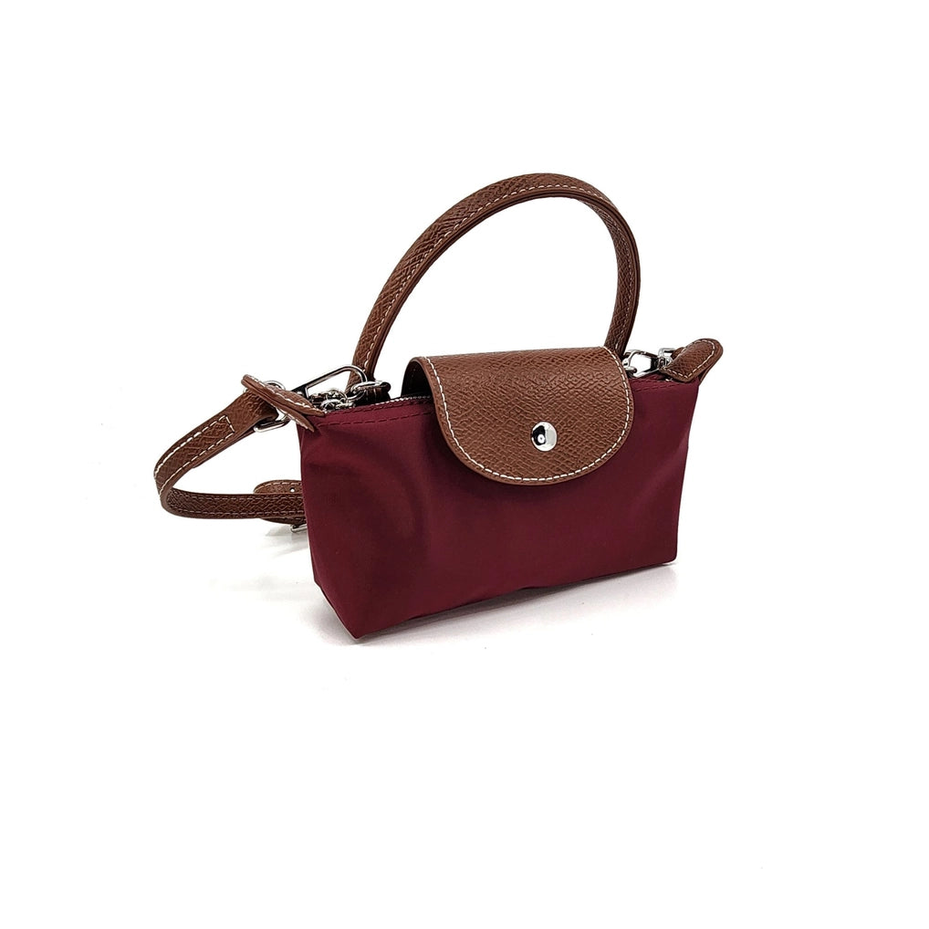 Burgundy Everyday Flap Top Mini Crossbody