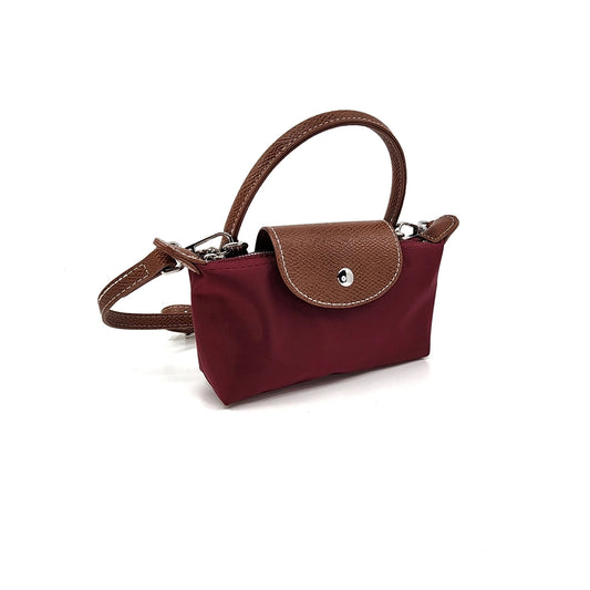 Burgundy Everyday Flap Top Mini Crossbody
