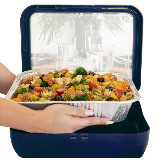 Game Day Pan Frame w/ Lid & Serving Spoon - Navy