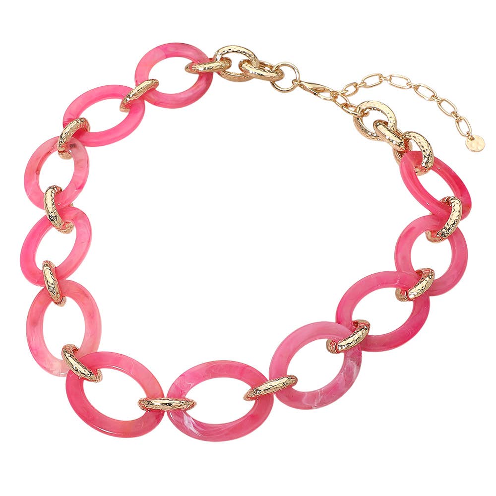 Chunky Link Statement Necklace