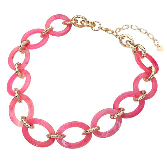 Chunky Link Statement Necklace