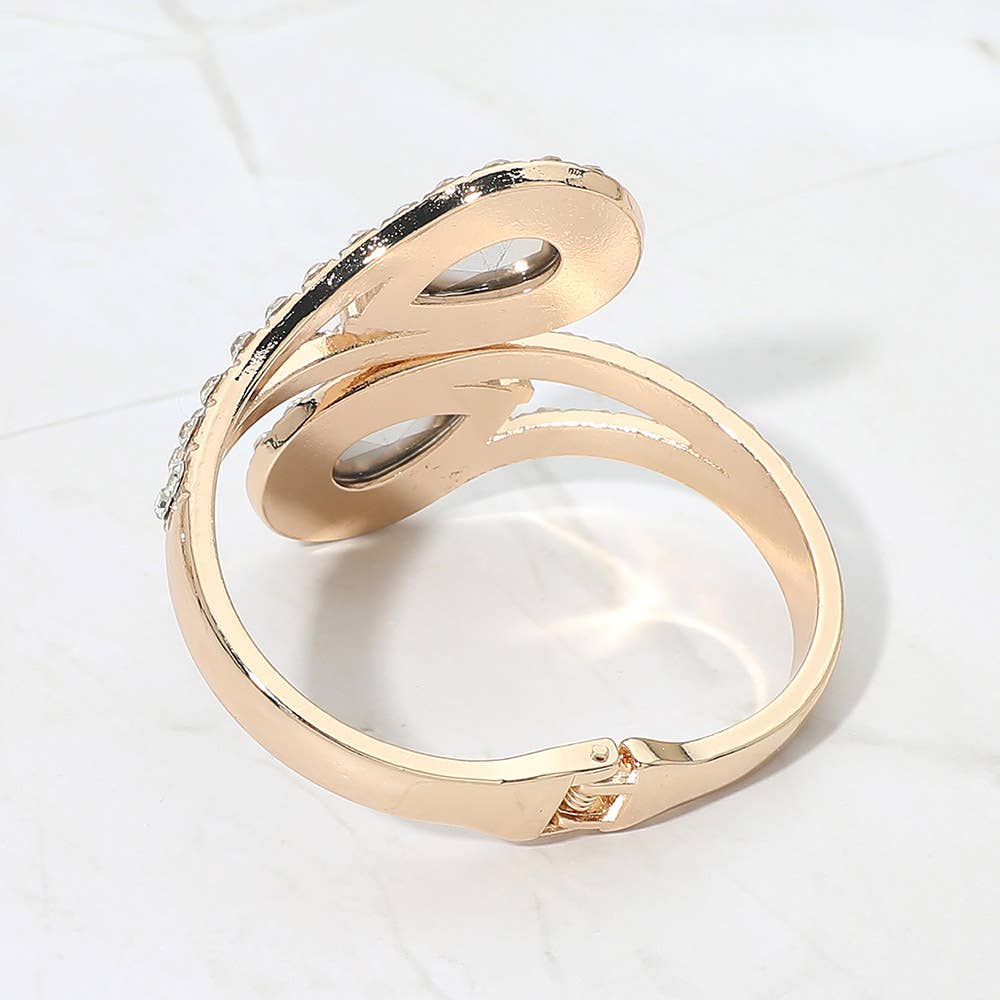 Double Teardrop Wrap Bracelet