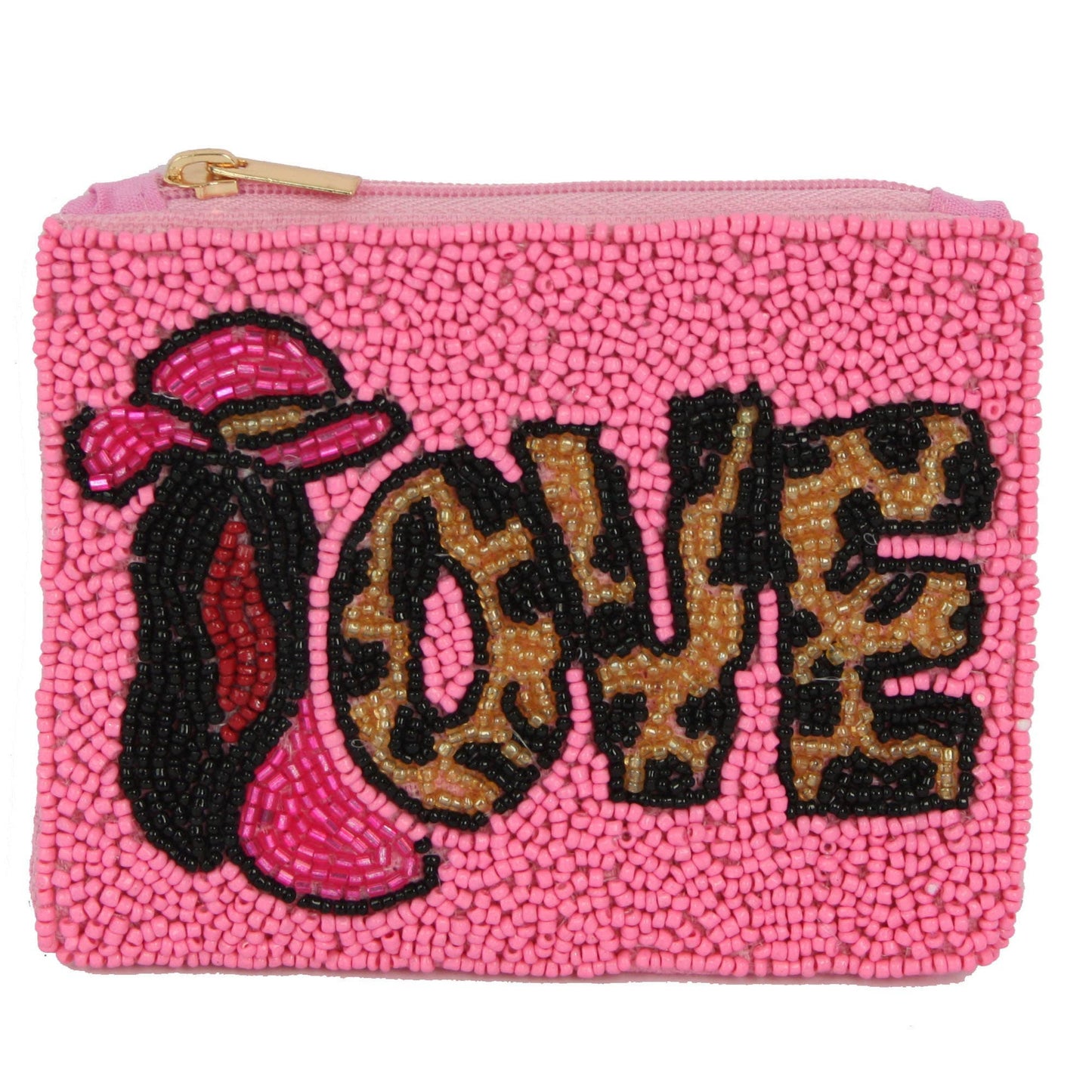 Beaded LOVE Fashion Coin Purse