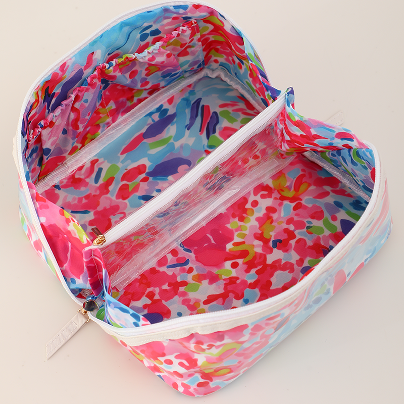 Petal Splash Cosmetic Carryall Case