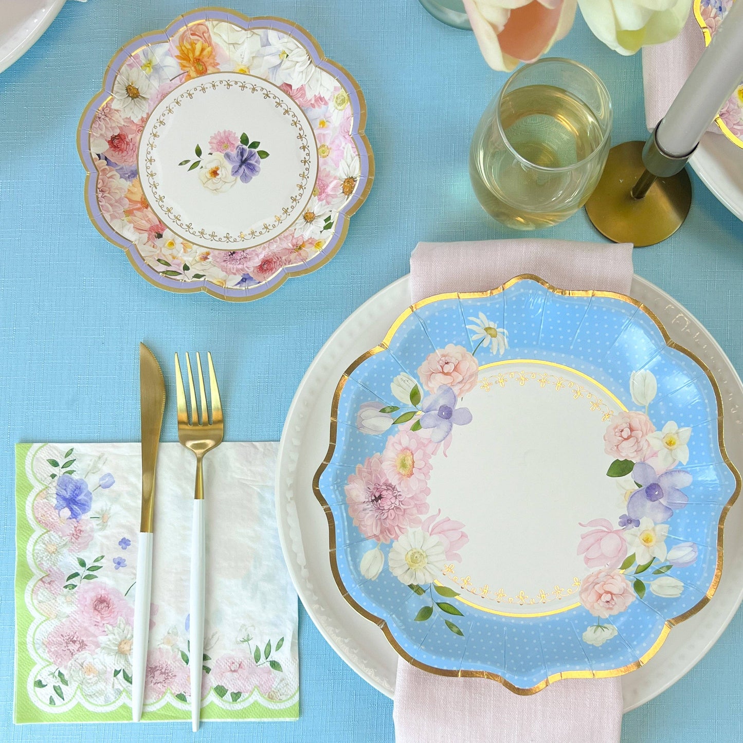 Tea Time Party 16 Guests Party Tableware Set