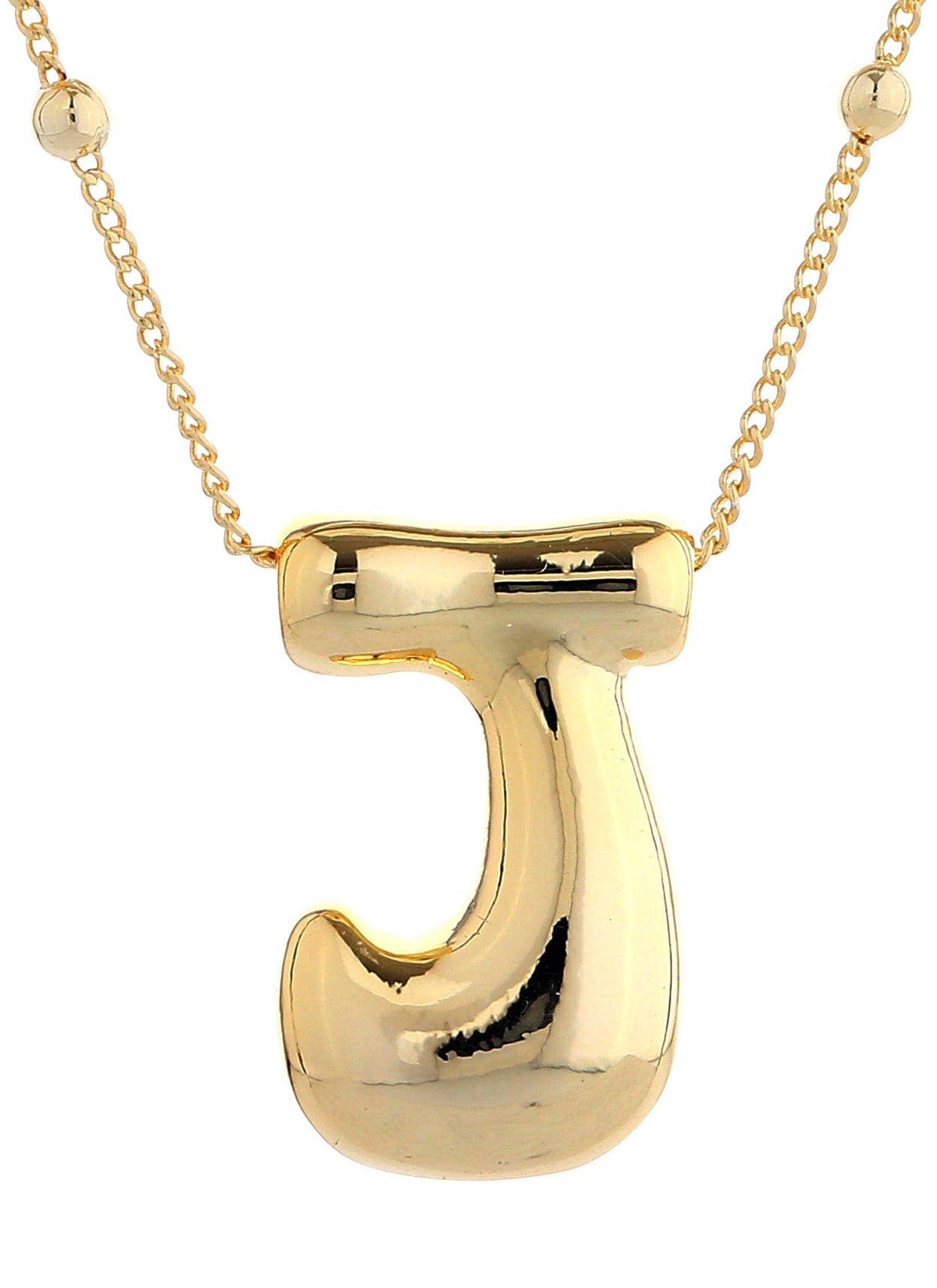 Bubble Initial Necklace