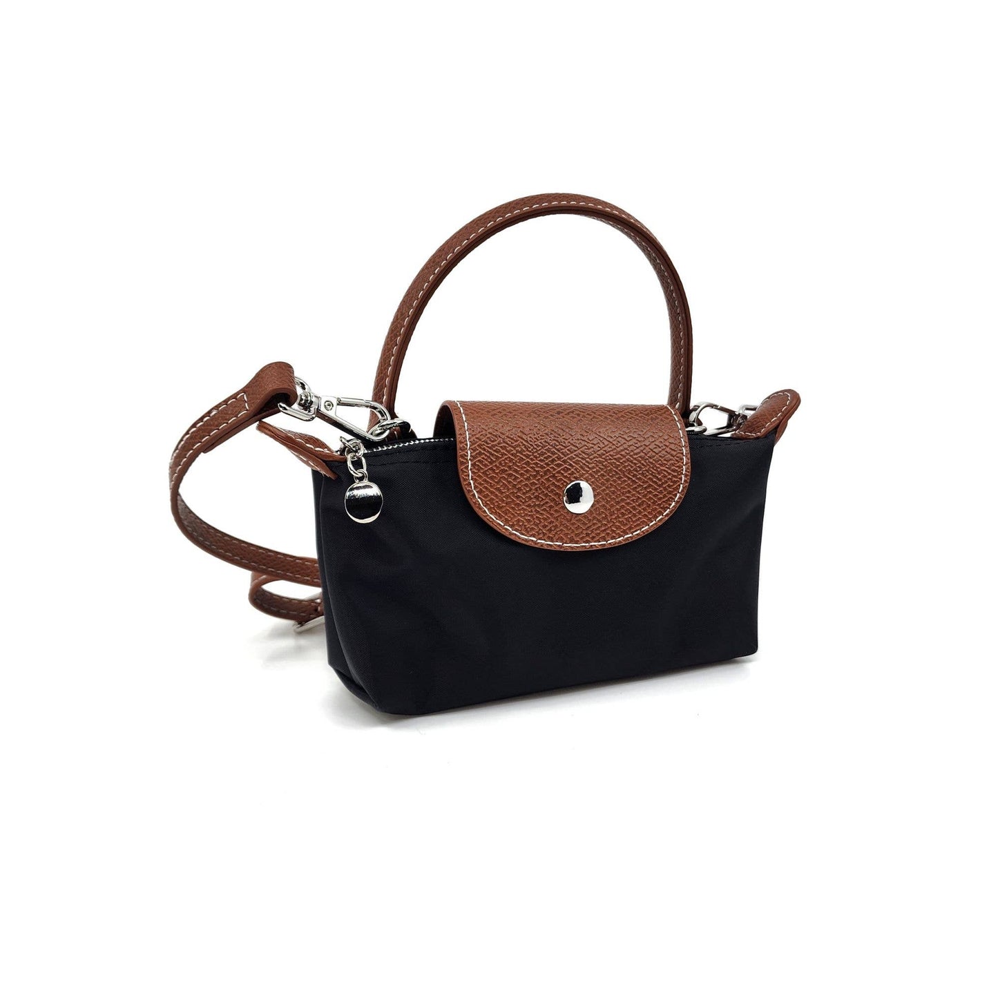 Black Everyday Flap Top Mini Crossbody