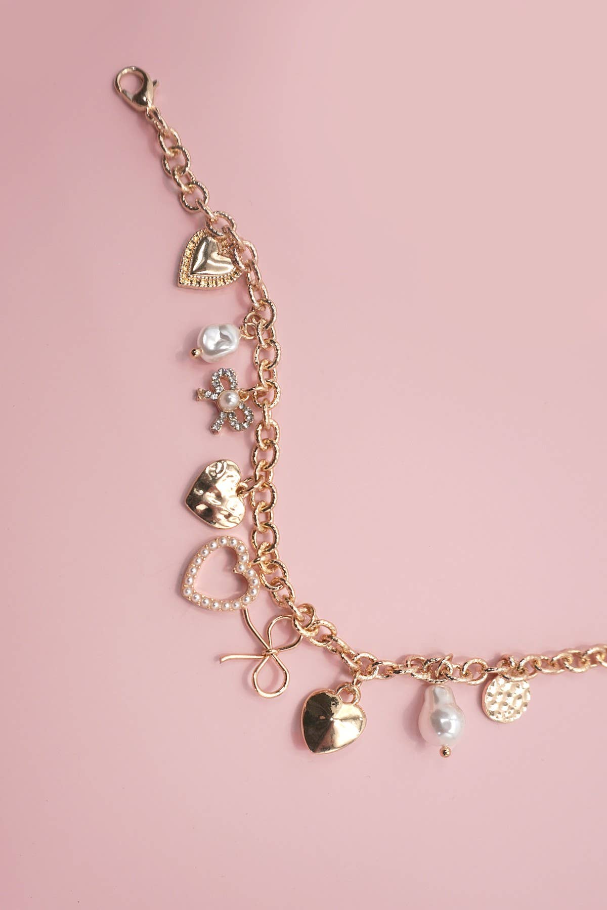 Charming Heart Charm Bracelet