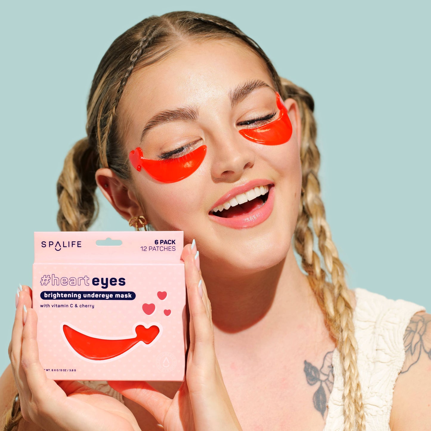 Heart Eyes Brightening Undereye Masks - 8 pack