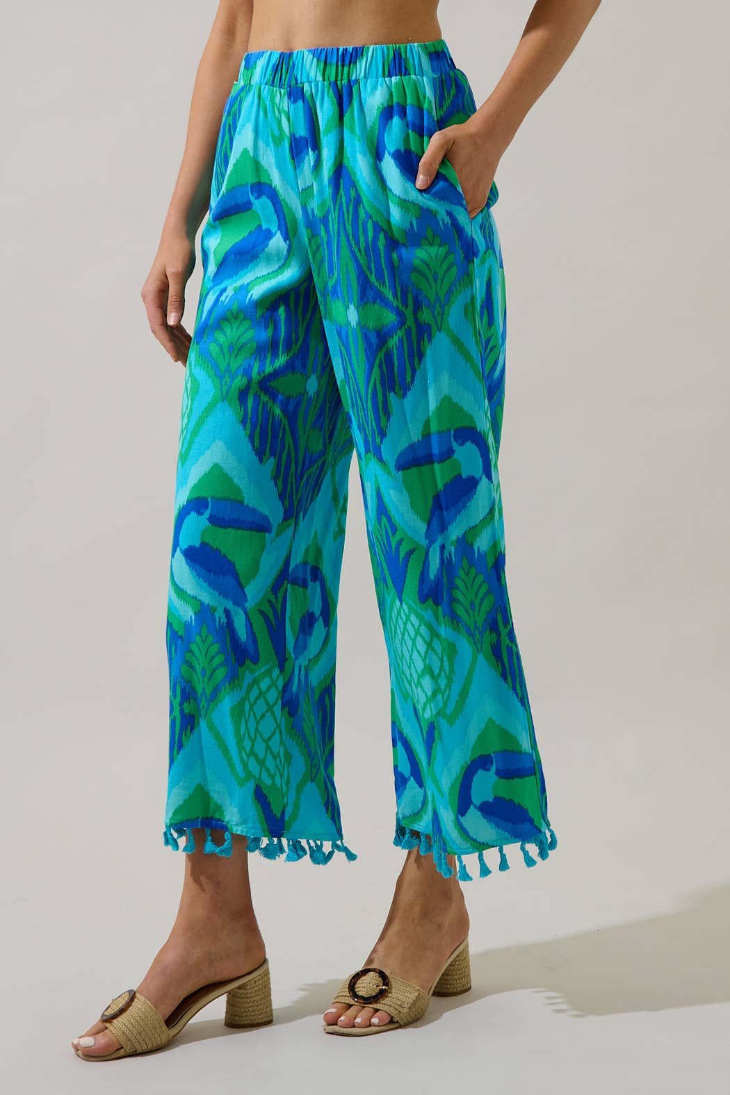 Blissy Tropical Hanie Flare Set