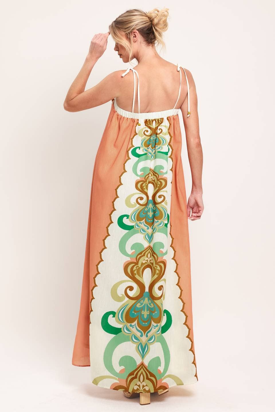 Resort Chic Printed Maxi Dress