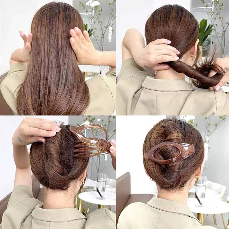 Oval Lay Down Claw Clip