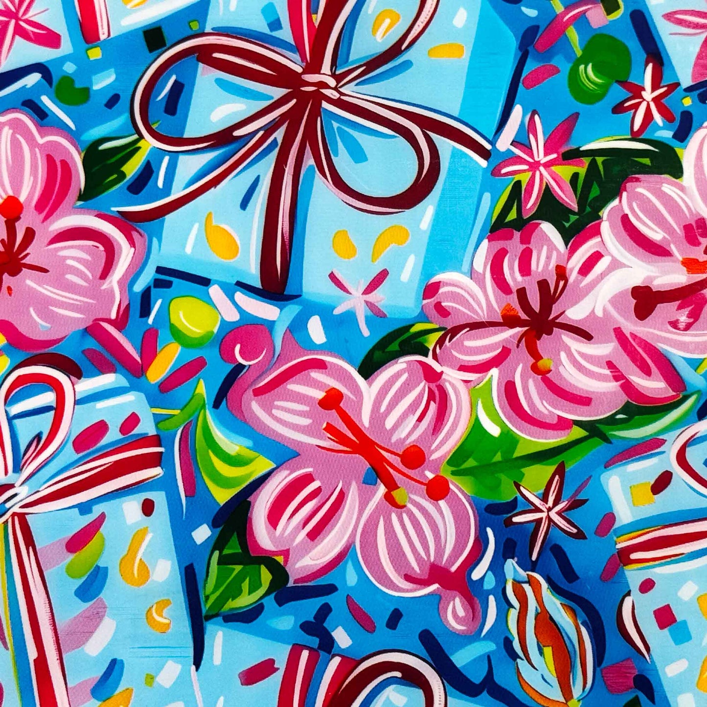 Wrap Veuve Preppy Happy Birthday Brushed Presents