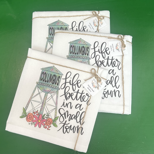 Columbus Small Town Kitchen Towel