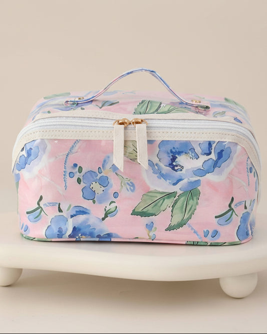 Bluebell Voyage Cosmetic Carryall Case
