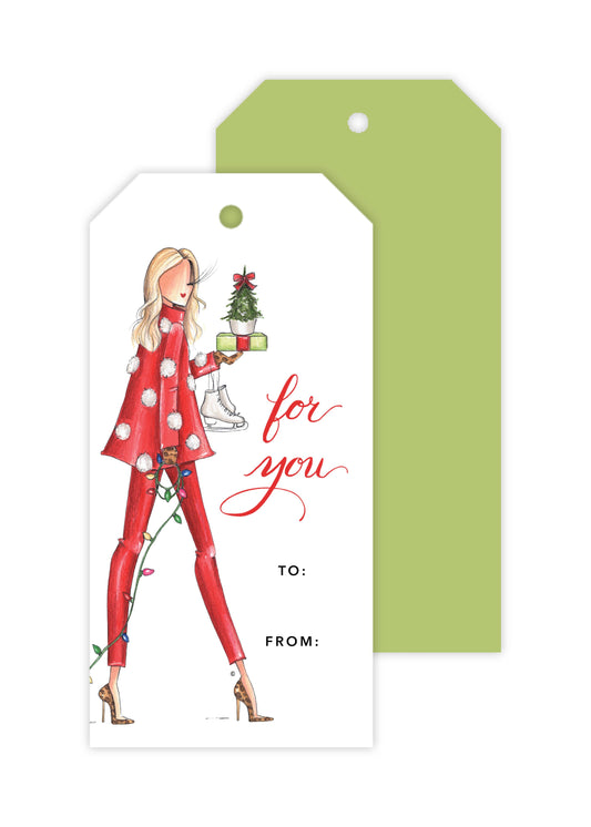 Brittany Fuson "PomPom" Gift Tags