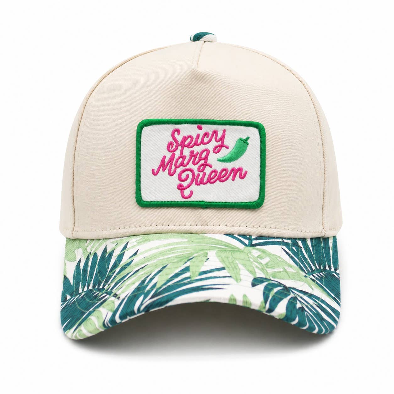 Spicy Marg Queen Embroidered Patch Trucker Hat