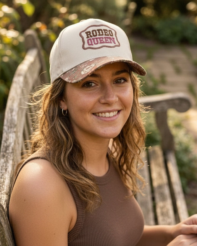 Rodeo Queen Embroidered Trucker Hat