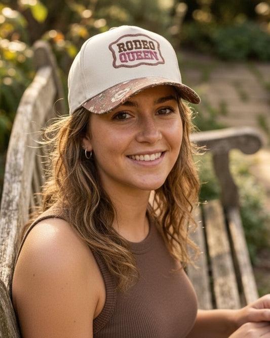 Rodeo Queen Embroidered Trucker Hat