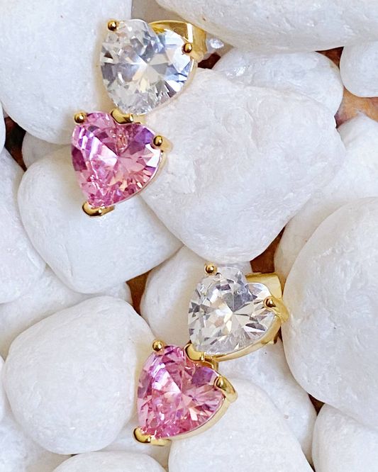 Two Colors Of Love Earrings