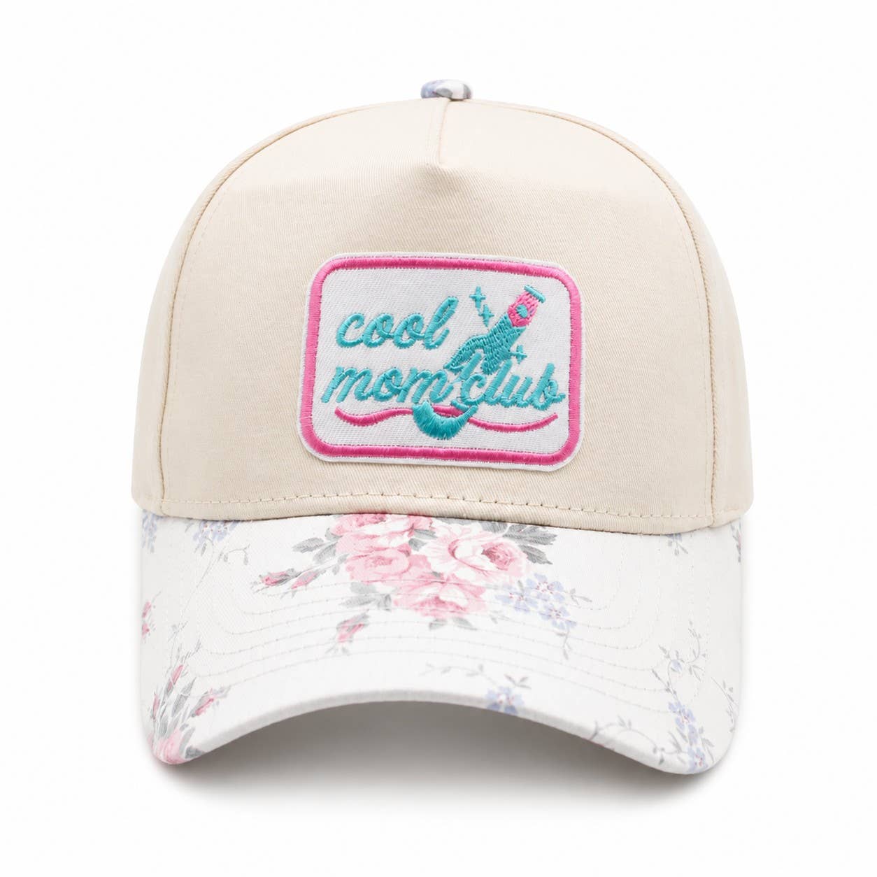Cool Mom Club Embroidered Patch Trucker Hat