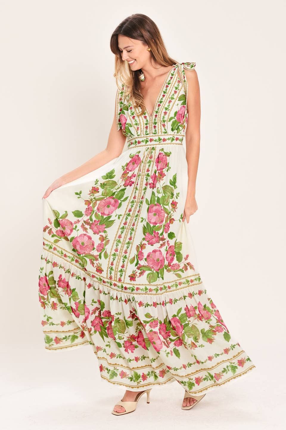 Floral Vine Maxi Dress