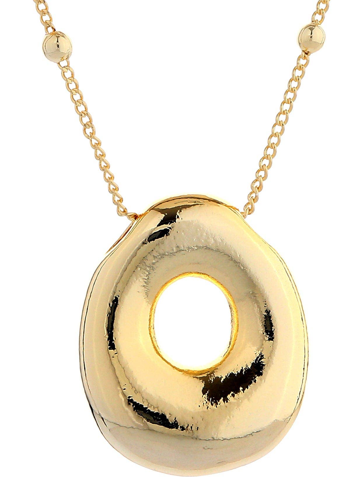 Bubble Initial Necklace