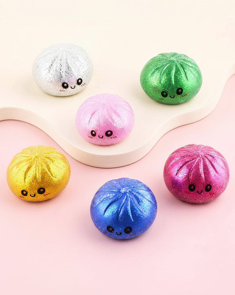 Metallic Steamed Bao Bun Dumpling