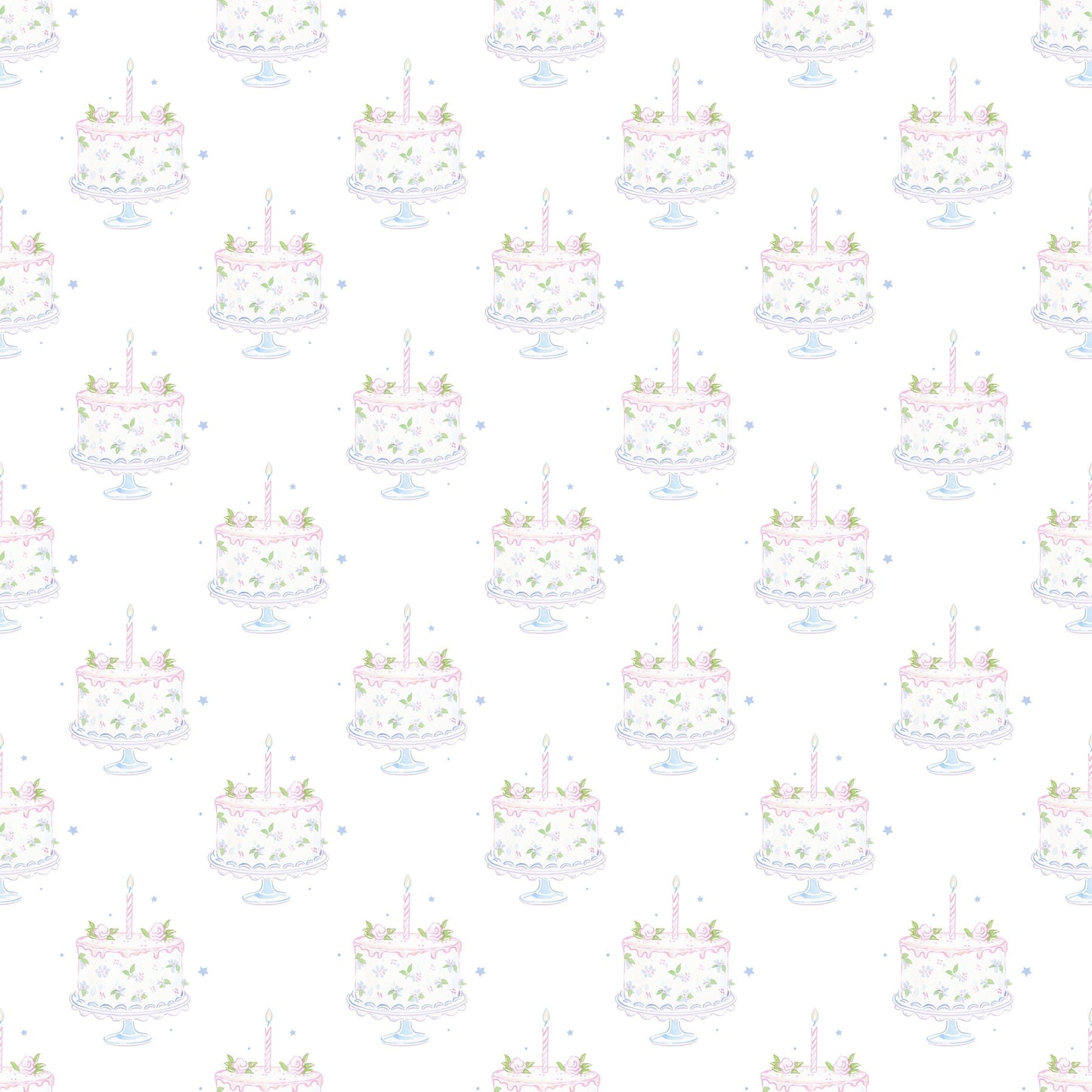 Grandmillenial Pastel Birthday Cakes - Champagne Collection